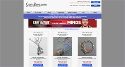 Desktop Screenshot of costszero.com
