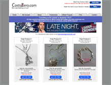 Tablet Screenshot of costszero.com